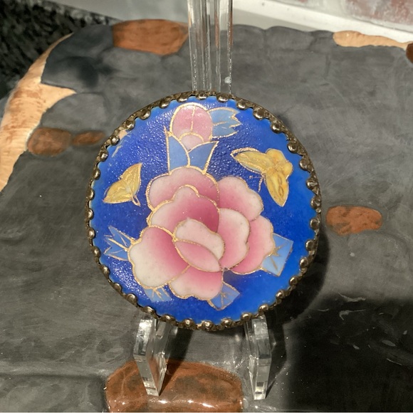 🔵 Vintage - Ornate Silver Plated - Mirrored Lid Trinket Box - Est. 70 years old - Picture 2 of 15